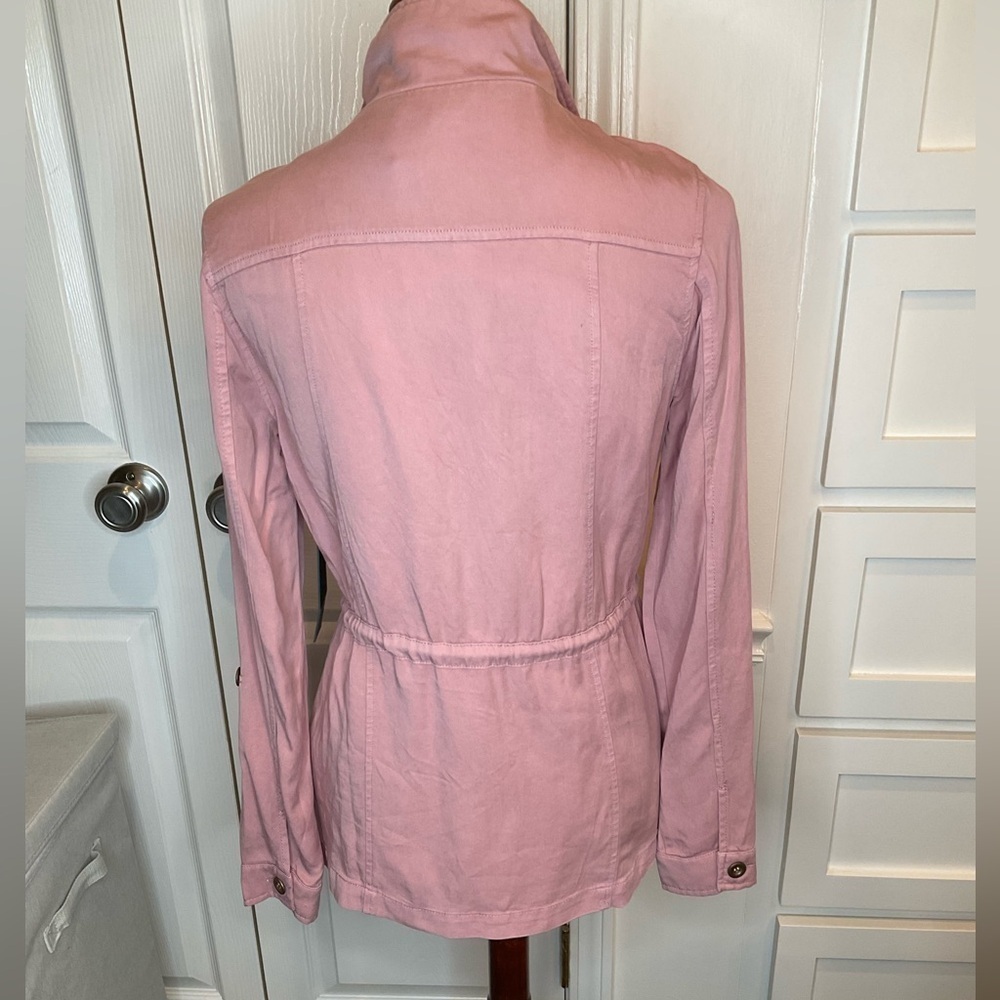 Black Label pretty rose colored casual zip up jacket. Brand New with tags - Picture 3 of 6
